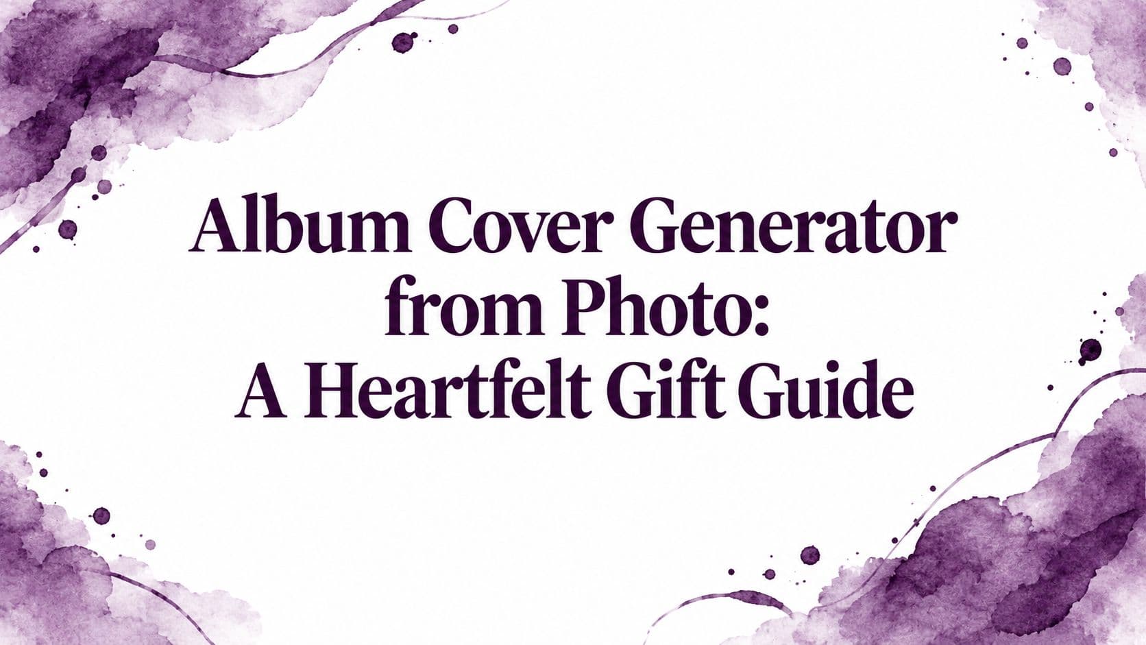 Album Cover Generator from Photo: A Heartfelt Gift Guide
